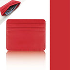 Slim PU Leather Card Holder