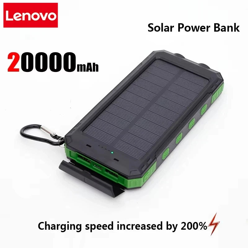 Lenovo 50000mAh Solar Power Bank