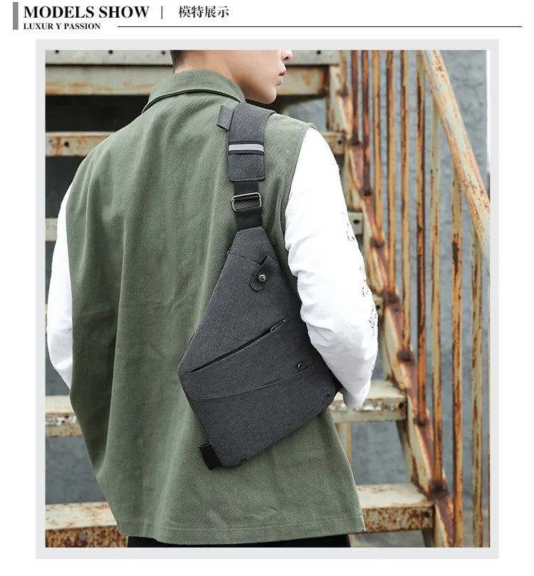 Anti-Theft Crossbody Chest Bag