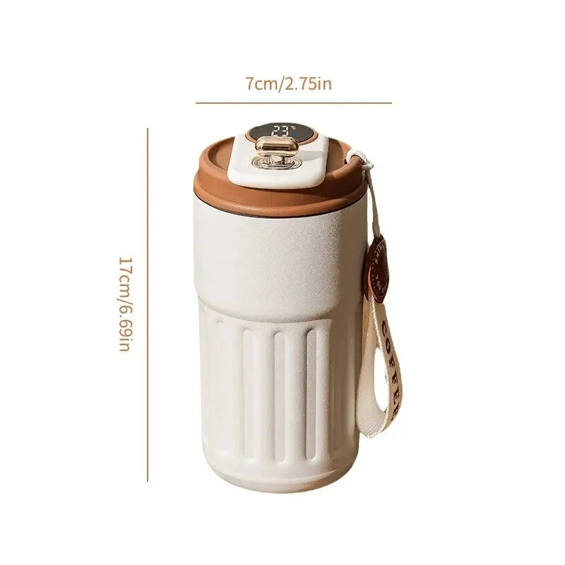 Smart Stainless Steel Temperature Cup