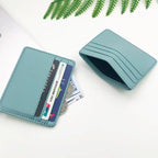 Slim PU Leather Card Holder