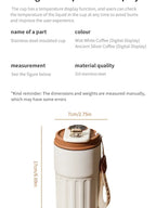 Smart Stainless Steel Temperature Cup