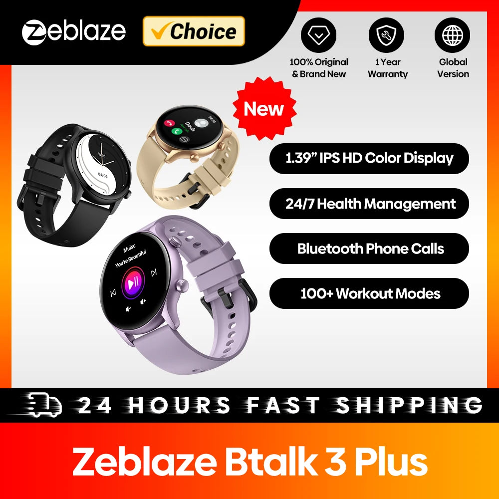 Zeblaze Btalk 3 Plus Smartwatch