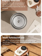 Smart Stainless Steel Temperature Cup