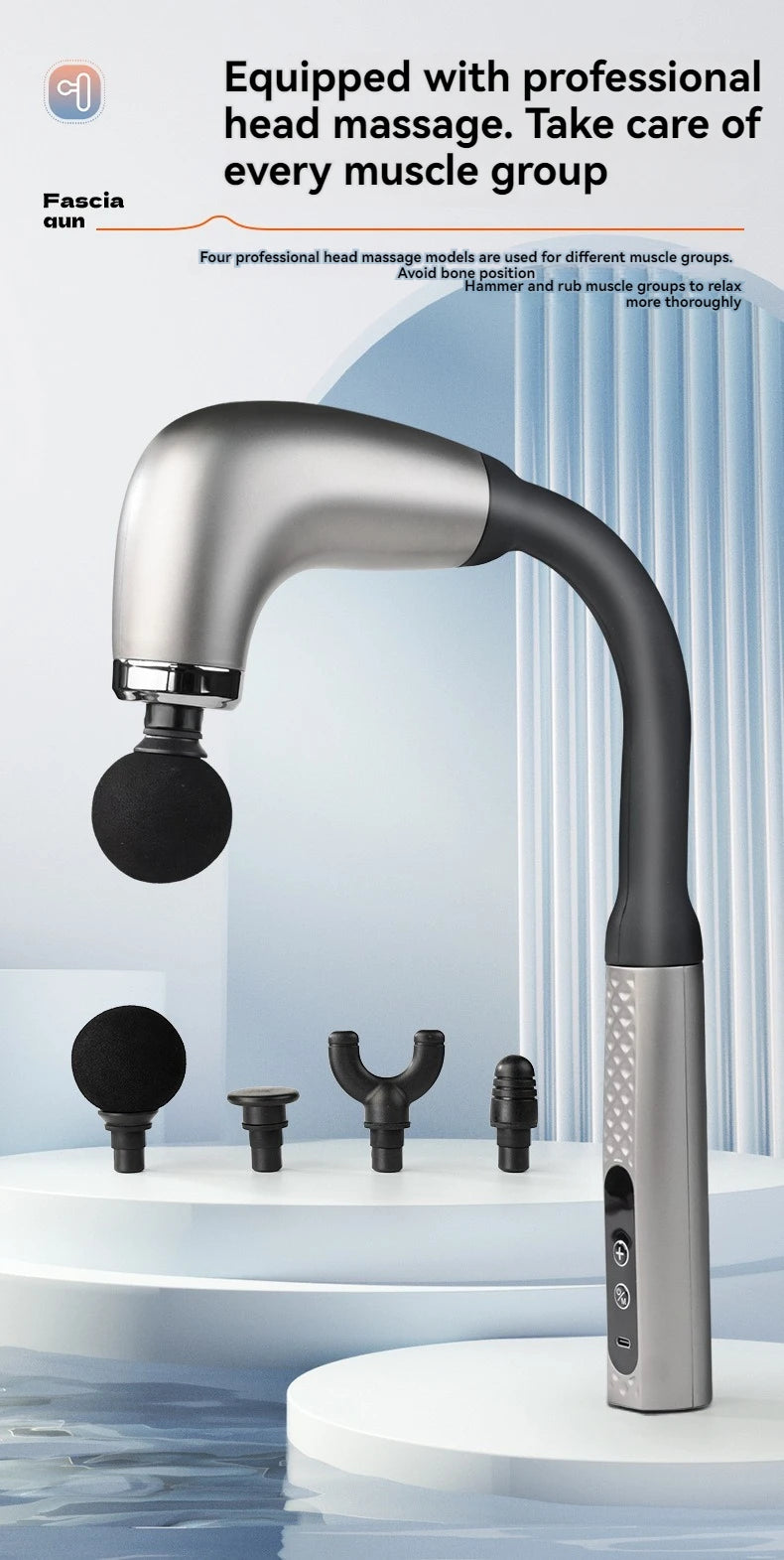 2025 Smart Fascia Massage Gun