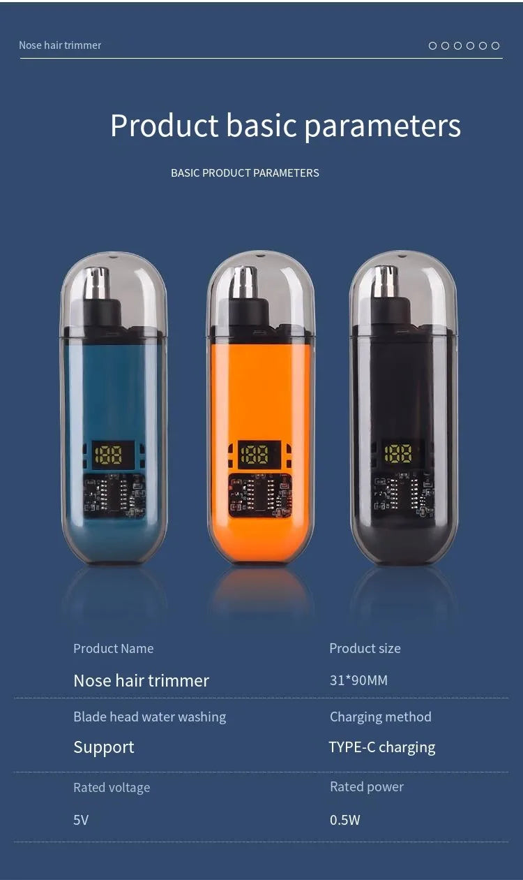 Portable Nose & Ear Hair Trimmer