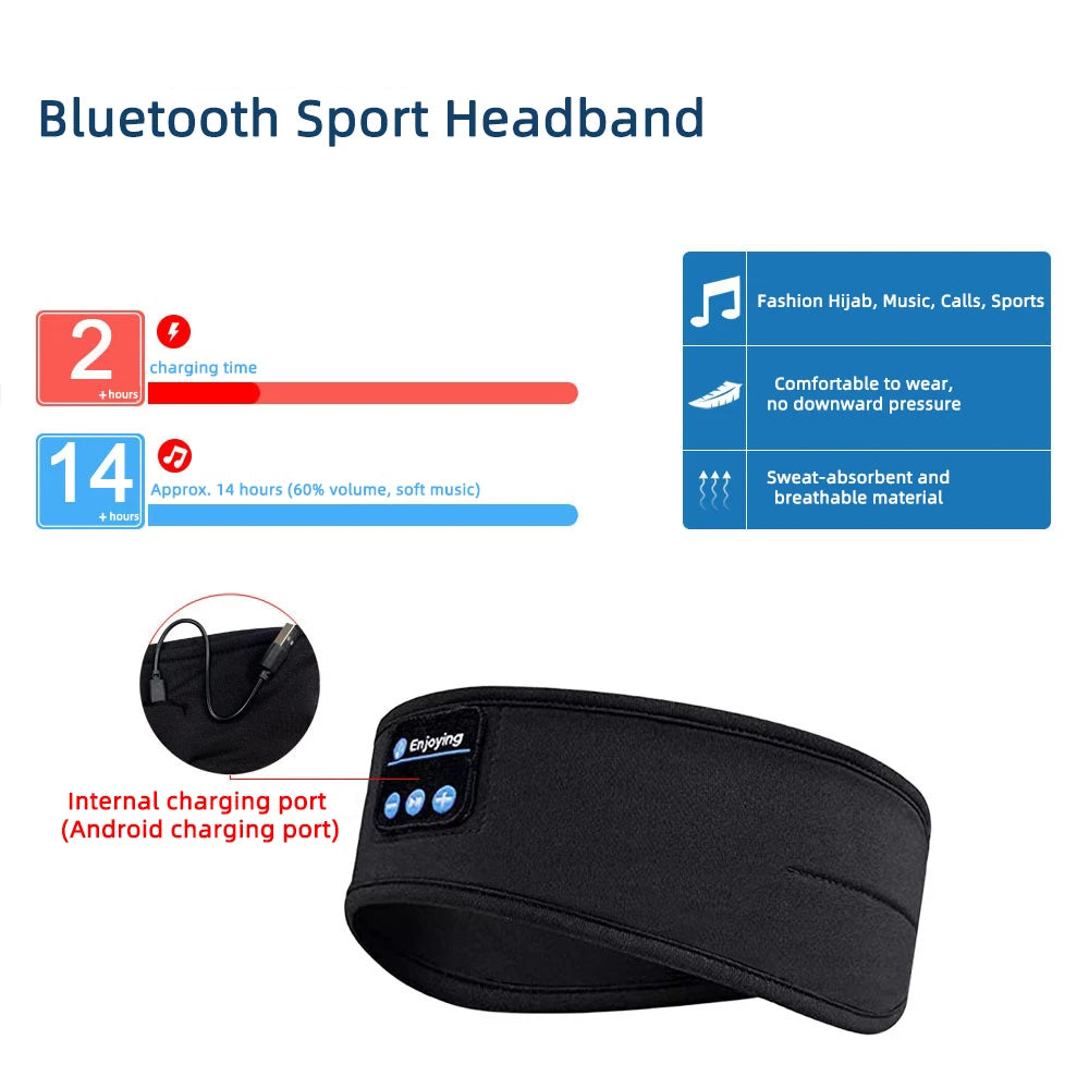 HOMEFISH Wireless Headband Earphones