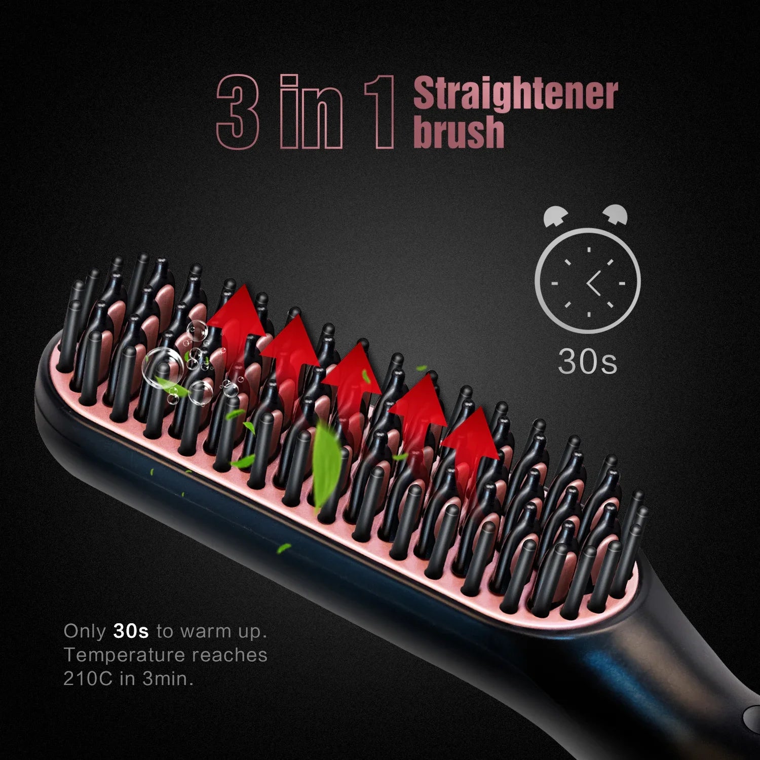 Electric Beard Straightener Brush