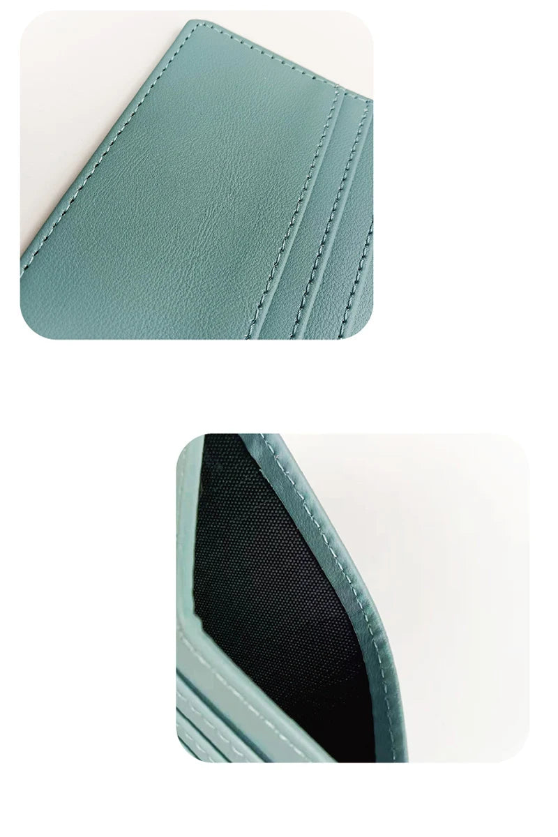 Slim PU Leather Card Holder