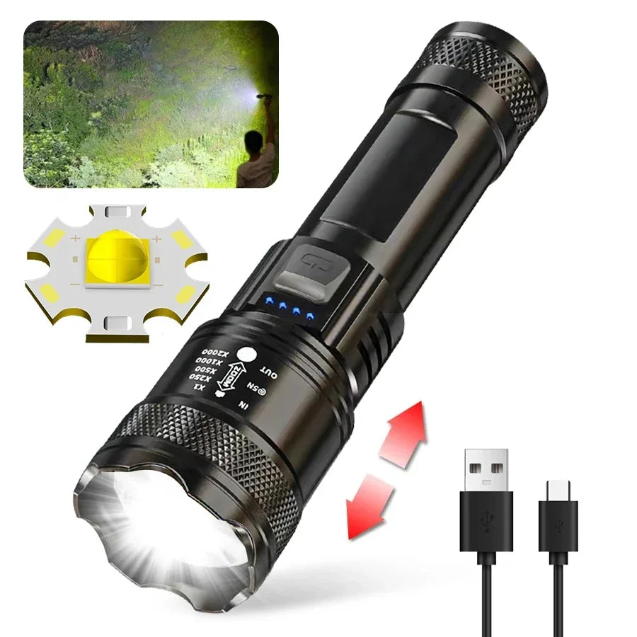 2000LM Tactical LED Flashlight