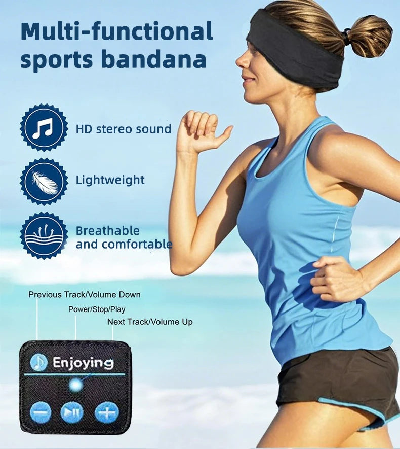 HOMEFISH Wireless Headband Earphones