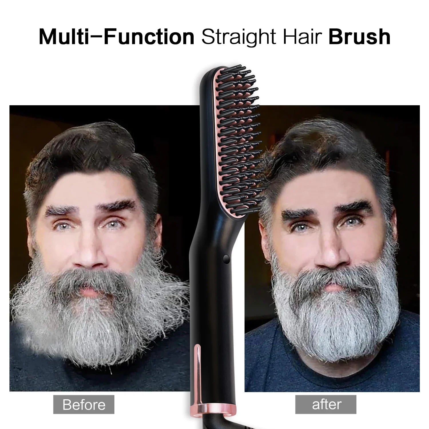 Electric Beard Straightener Brush