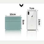 Slim PU Leather Card Holder