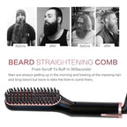 Electric Beard Straightener Brush