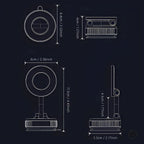 360° Magnetic Car Phone Holder