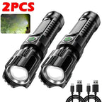 2000LM Tactical LED Flashlight