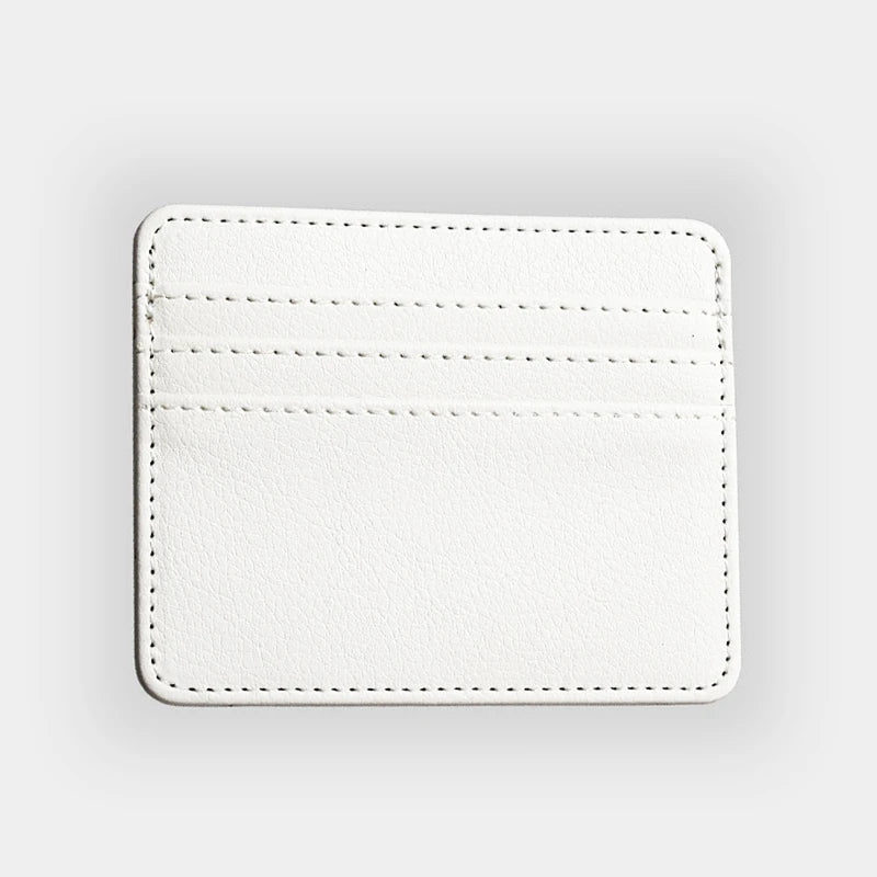 Slim PU Leather Card Holder